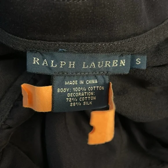 Ralph Lauren Midnight Blue Blouse Size Small - Picture 5 of 14